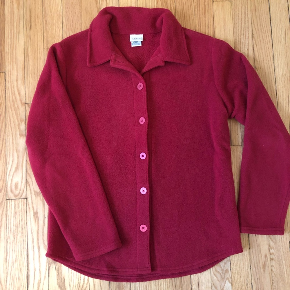 L.L. Bean Vintage Polartec Button Down Fleece